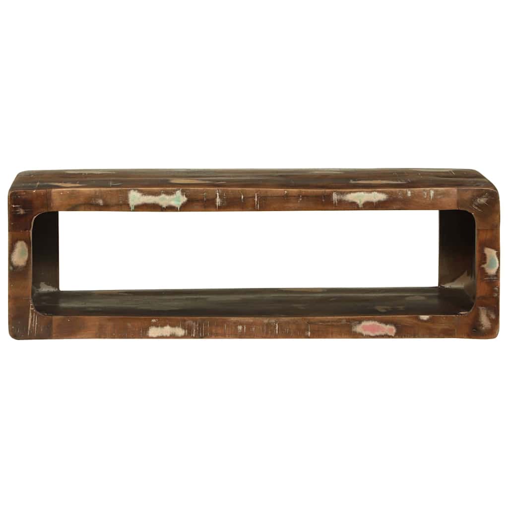 TV-skap Flerfarget 80 x 30 x 25 cm Massivt gjenvunnet tre
