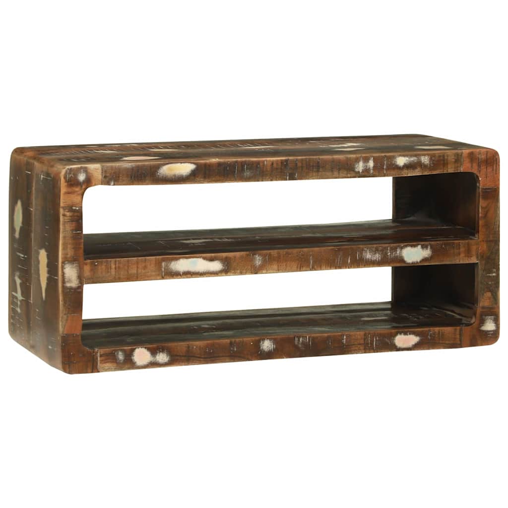 TV-skap Flerfarget 80 x 32 x 36 cm Massivt gjenvunnet tre
