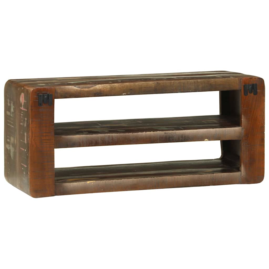 TV-skap Flerfarget 80 x 32 x 36 cm Massivt gjenvunnet tre
