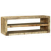 TV-skap med hylle Brun 100 x 32 x 36 cm Massivt mangotre