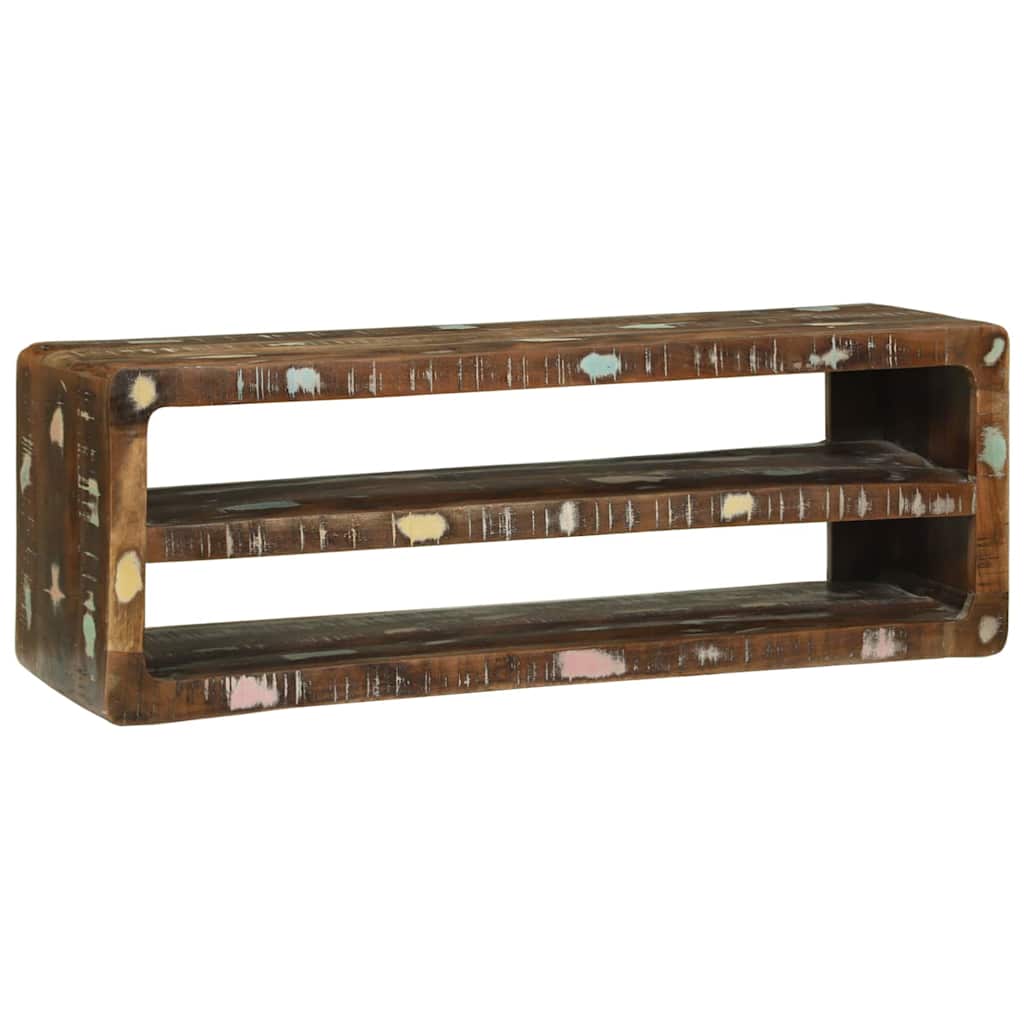 TV-skap Flerfarget 100 x 32 x 36 cm Massivt gjenvunnet tre