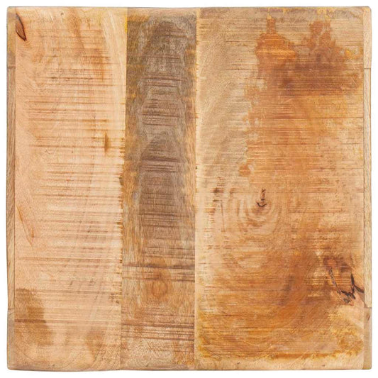 Avlastningsbord med hylle Brun 40 x 40 x 49 cm Massiv mango tre