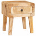 Avlastningsbord med skuff Brun 40 x 32 x 46 cm Massiv mango tre
