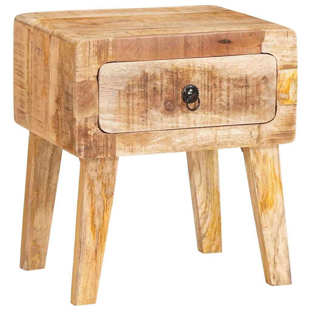 Avlastningsbord med skuff Brun 40 x 32 x 46 cm Massiv mango tre