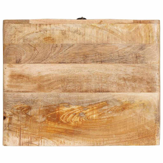 Avlastningsbord med skuff Brun 40 x 32 x 46 cm Massiv mango tre