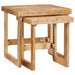 Stablingsbord 2 pcs Brun 46 x 46 x 45 cm Massiv mango tre