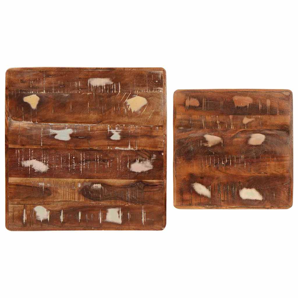 Stablingsbord 2 pcs Brun 46 x 46 x 45 cm Massiv Reclaim Tre