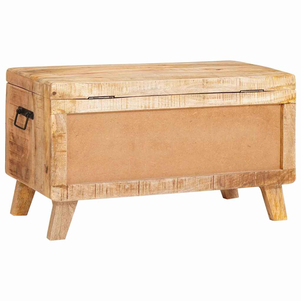 Lagringsboks med lagring med lås 70 x 35 x 40 cm heltre mango
