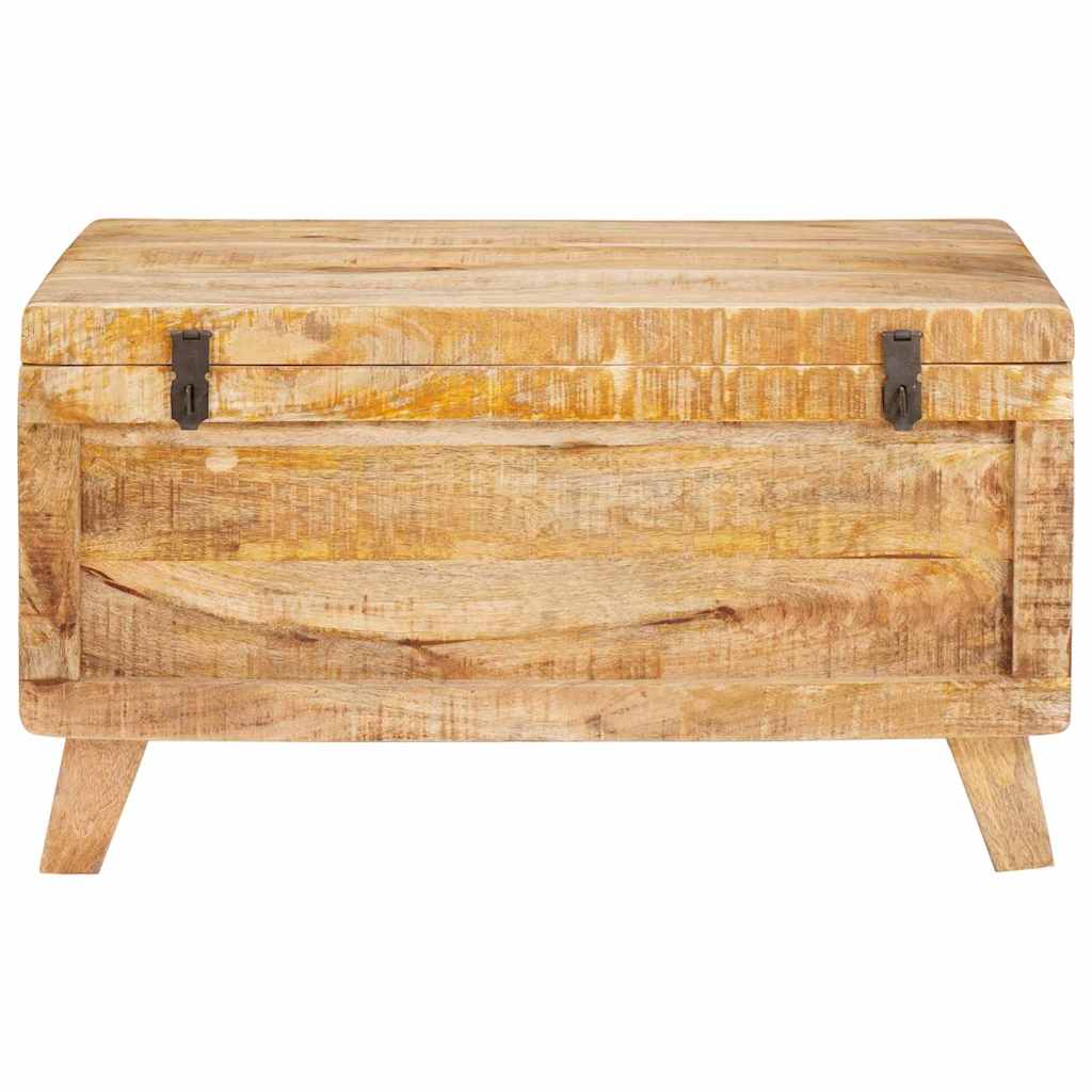 Lagringsboks med lagring med lås 70 x 35 x 40 cm heltre mango