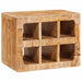 Vinhylle med lagring Brun 44 x 30 x 35 cm Massiv mango tre