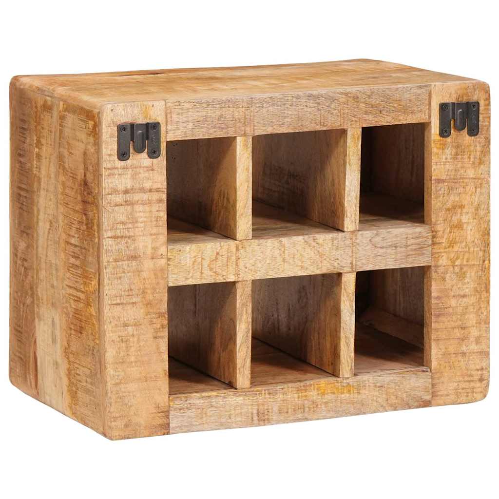 Vinhylle Veggmontert Brun 44 x 30 x 35 cm heltre mango