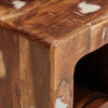 Vinhylle Veggmontert Brun 44 x 30 x 35 cm Solid gjenvunnet tre
