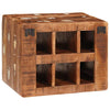 Vinhylle Veggmontert Brun 44 x 30 x 35 cm Solid gjenvunnet tre