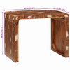 Avlastningsbord 60 x 35 x 45 cm gjenvunnet heltre