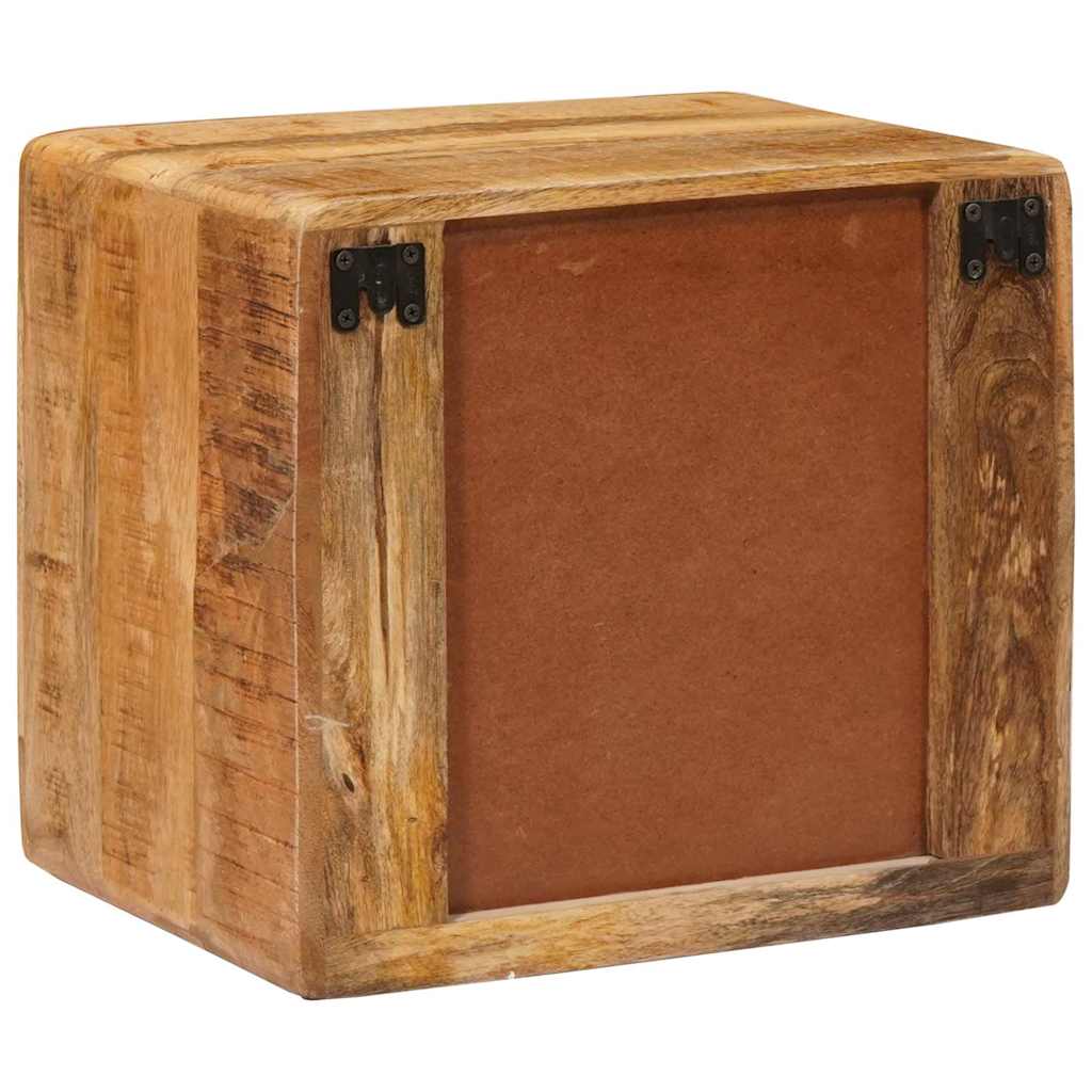 Vegghengt nattbord med skuff Brun 40 x 30 x 36 cm heltre mango