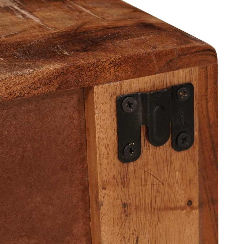 Vegghengt Nattbord med skuff Flerfarget 40 x 30 x 36 cm