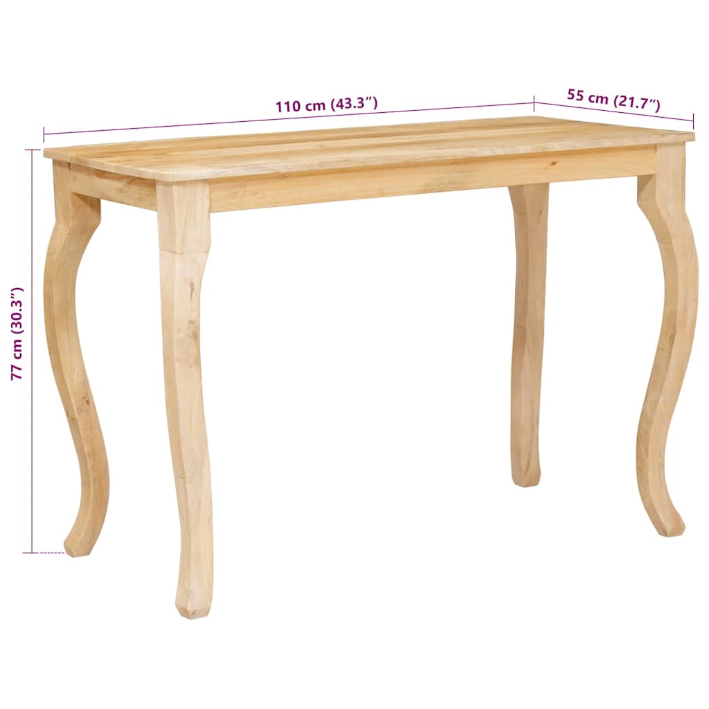 Kaffebord Brun 110 x 55 x 77 cm Massiv mango tre