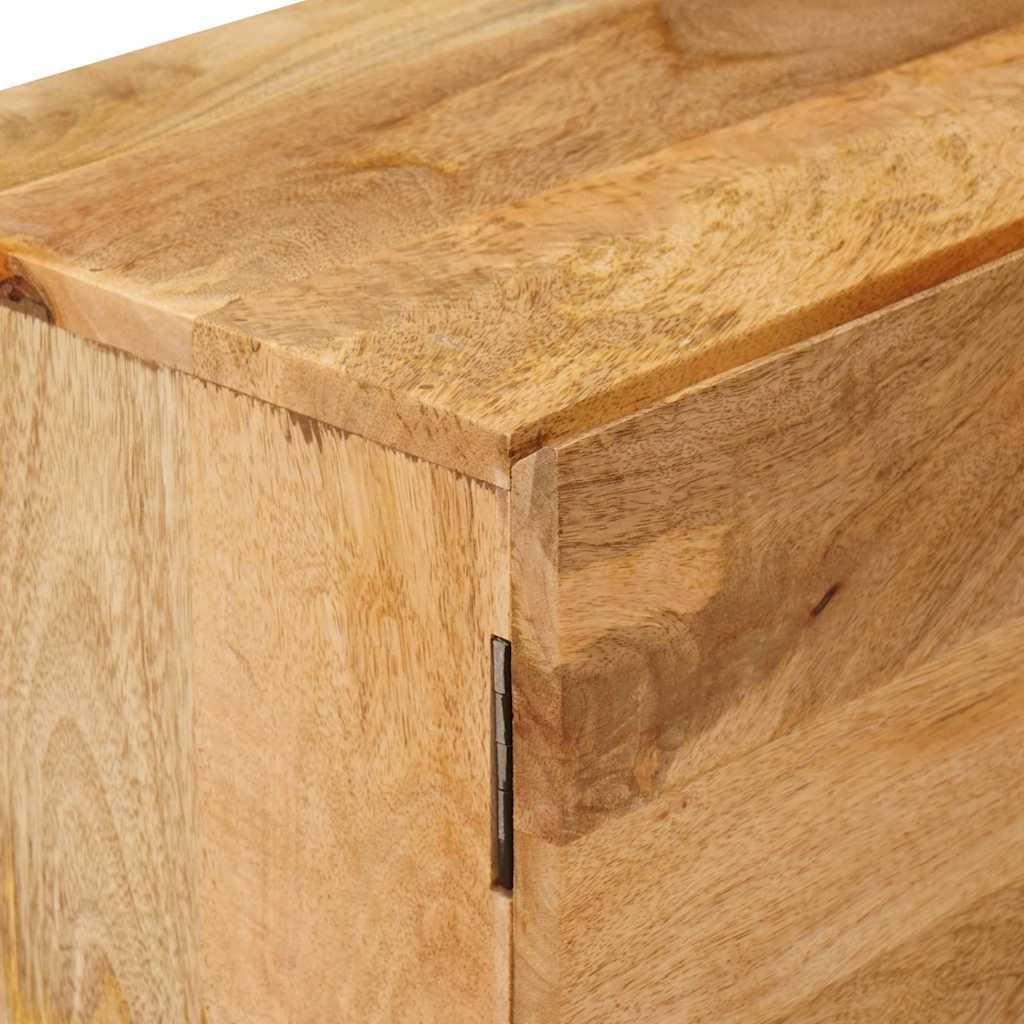 Oppbevaringsskap med dør Brun 110 x 30 x 40 cm Massiv mango tre