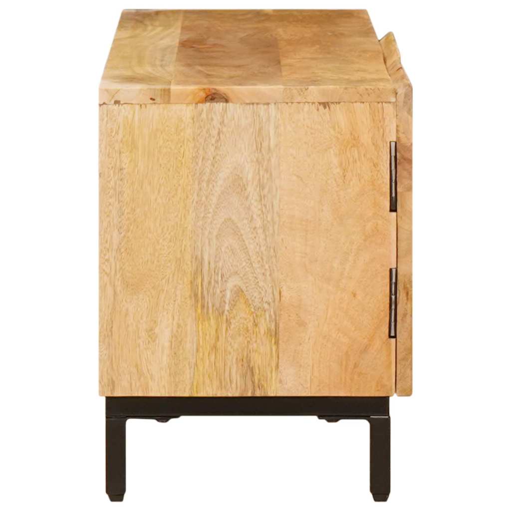 Oppbevaringsskap med dør Brun 110 x 30 x 40 cm Massiv mango tre