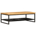 Kaffebord Brun og svart 110 x 55 x 35 cm Massiv mango tre