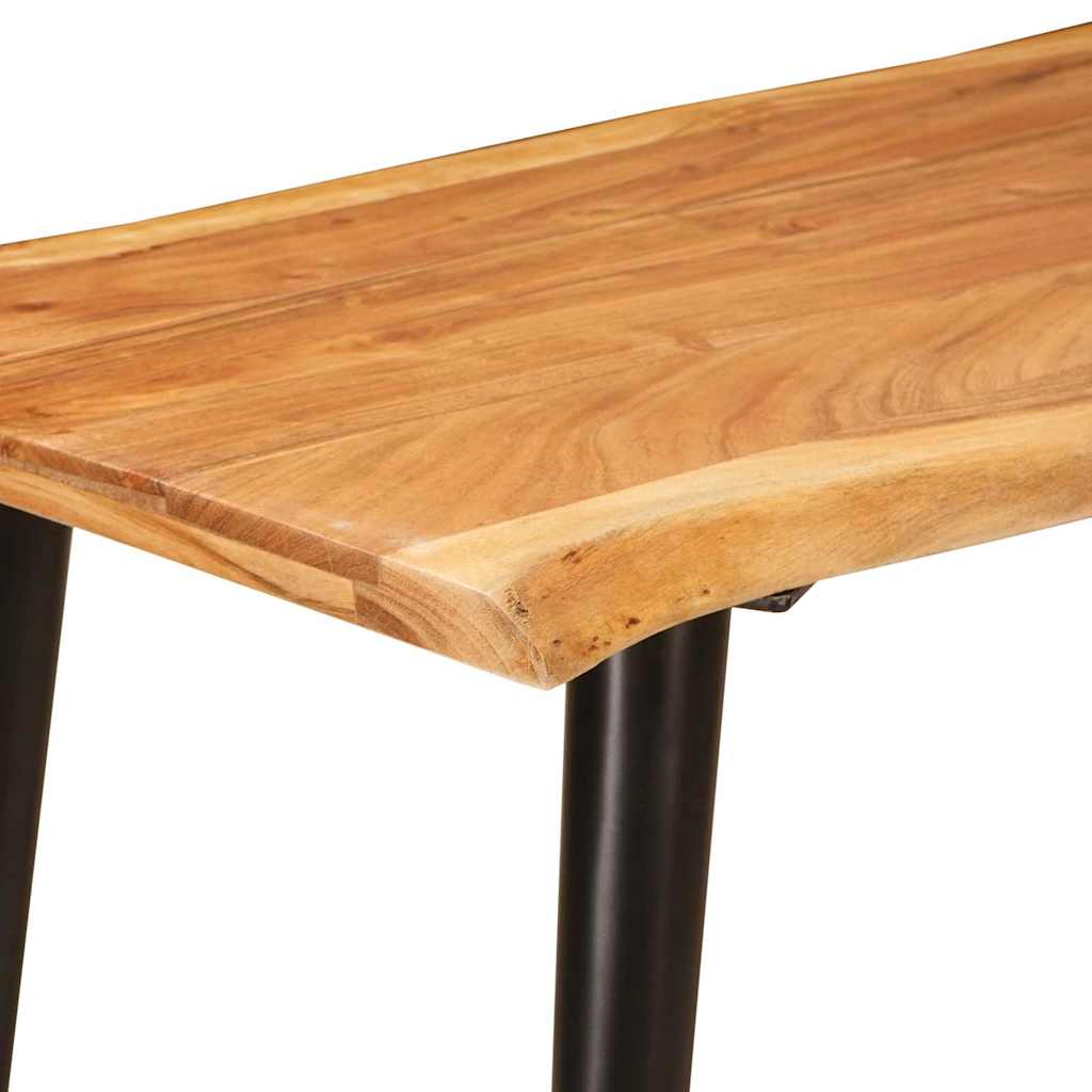 Spisebord Brun og svart 110 x 55 x 78 cm Massiv mango tre