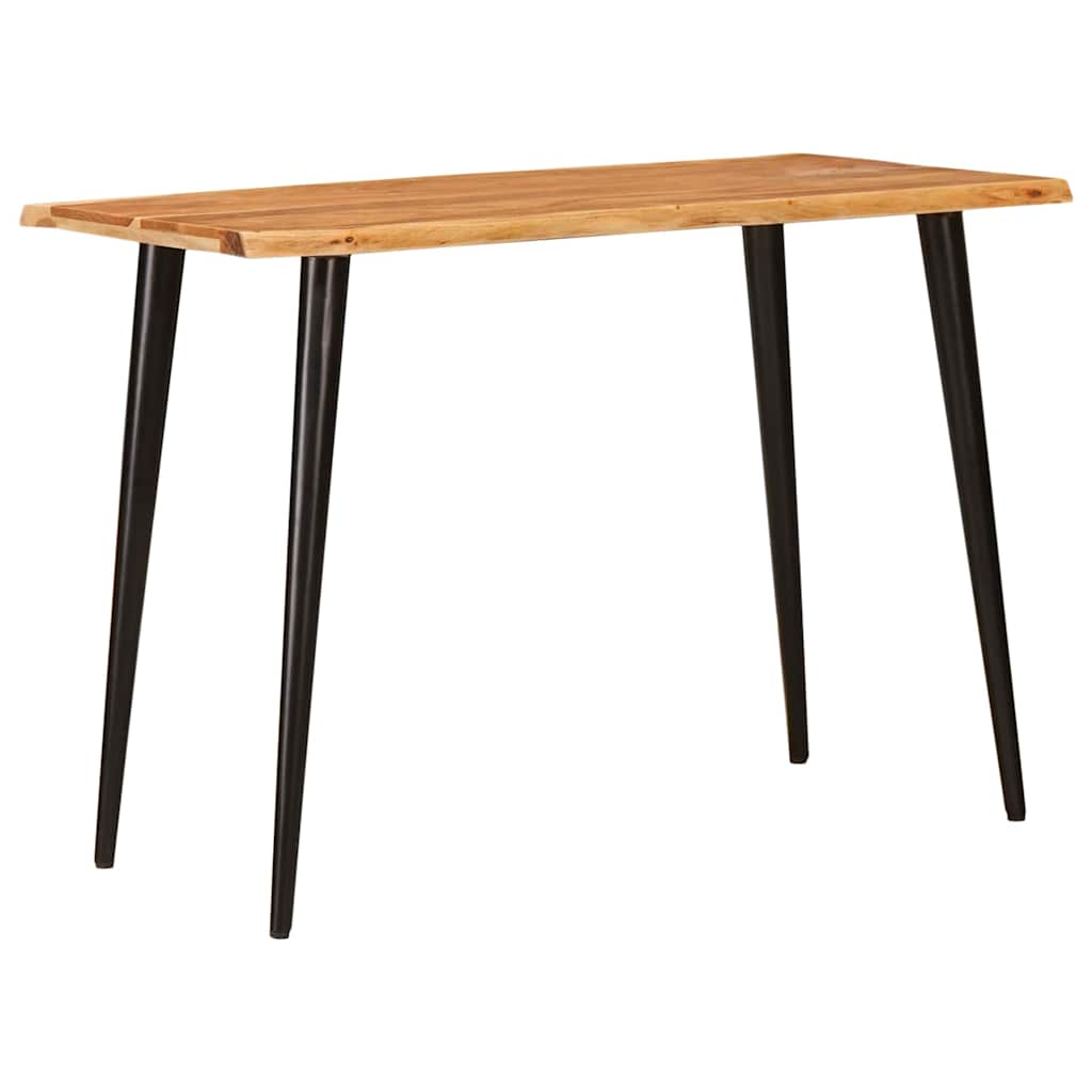 Spisebord Brun og svart 110 x 55 x 78 cm Massiv mango tre