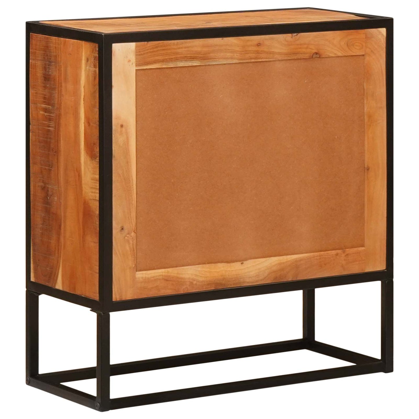 Serviesskap Beta Naturlig 70 x 30 x 75 cm Solid akasietre vidaXL