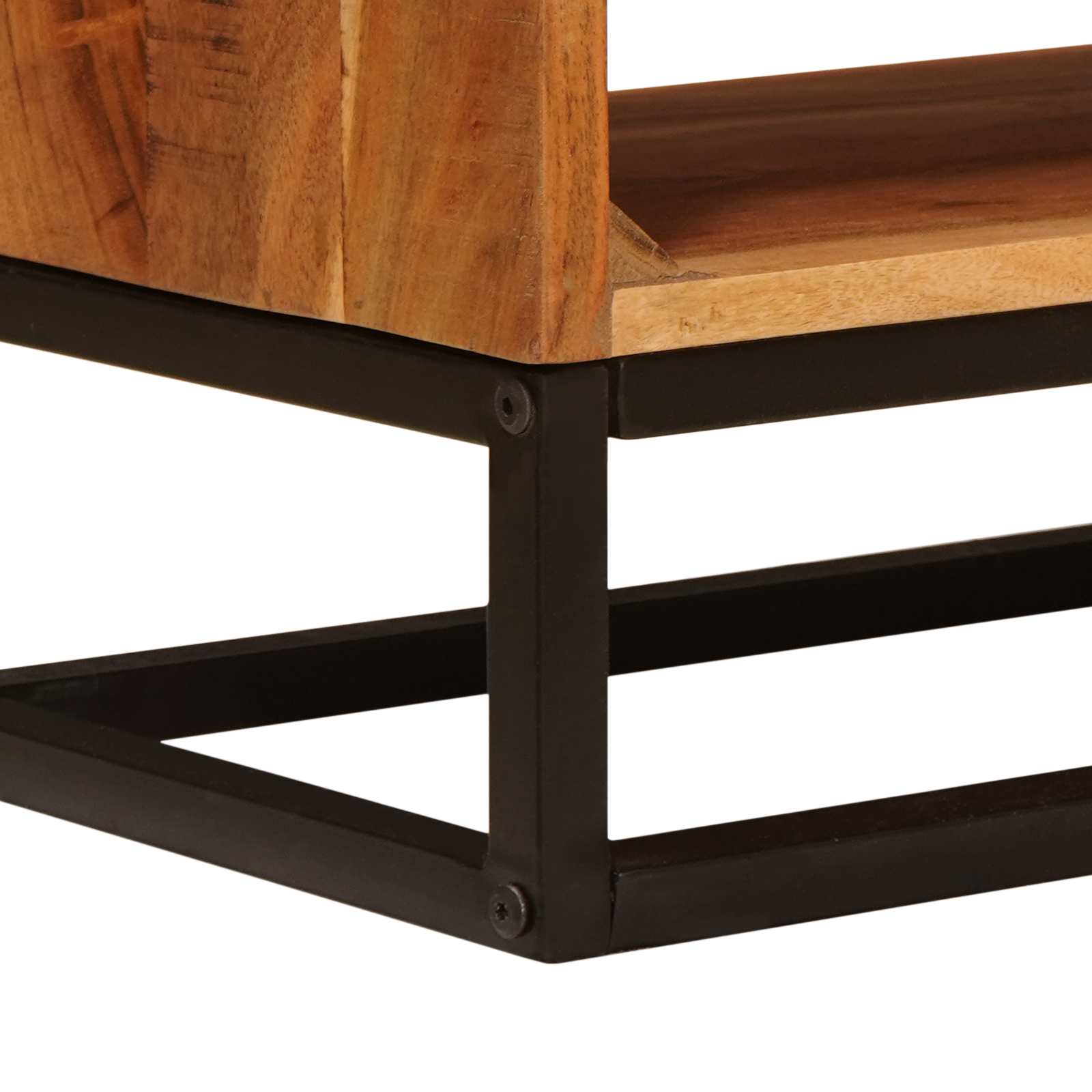 TV-skap med skuff Naturlig 110 x 30 x 44 cm Solid akasietre vidaXL