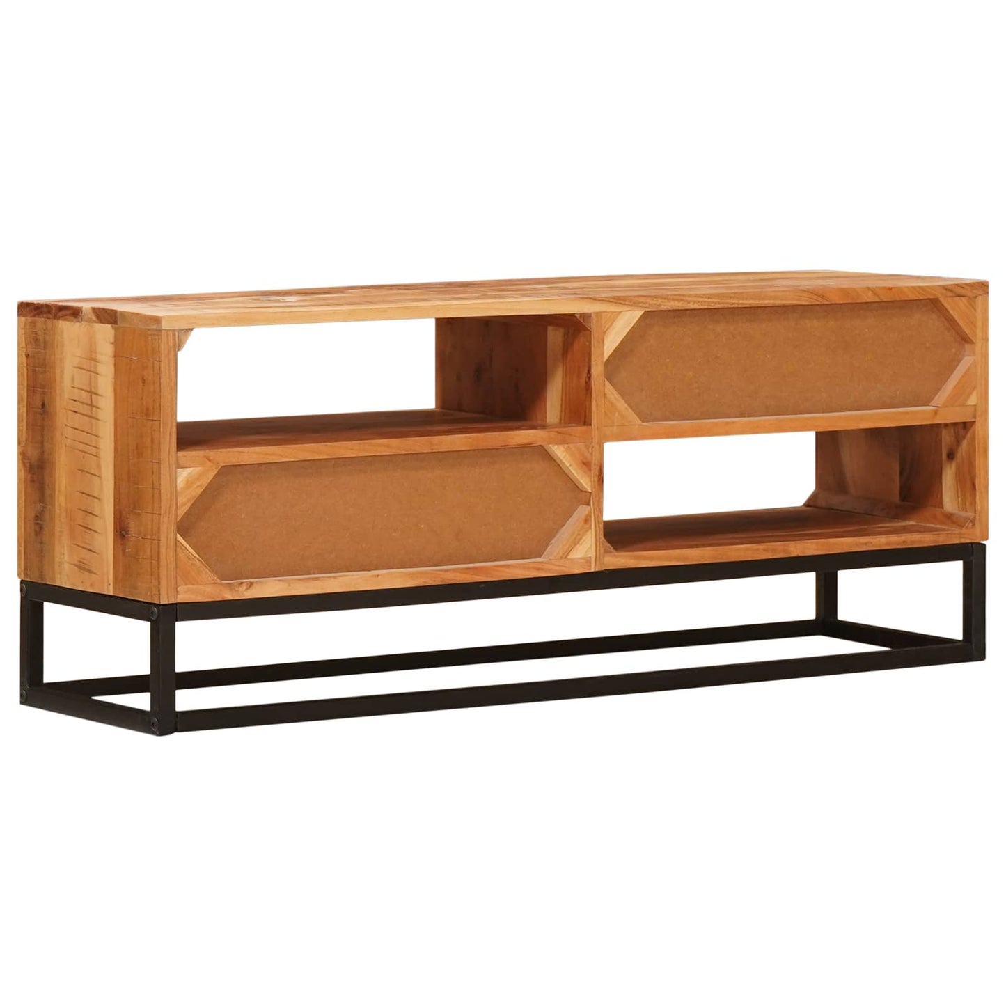 TV-skap med skuff Naturlig 110 x 30 x 44 cm Solid akasietre vidaXL