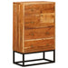 Skap med skuffer Naturlig 55 x 30 x 90 cm Solid akasietre vidaXL