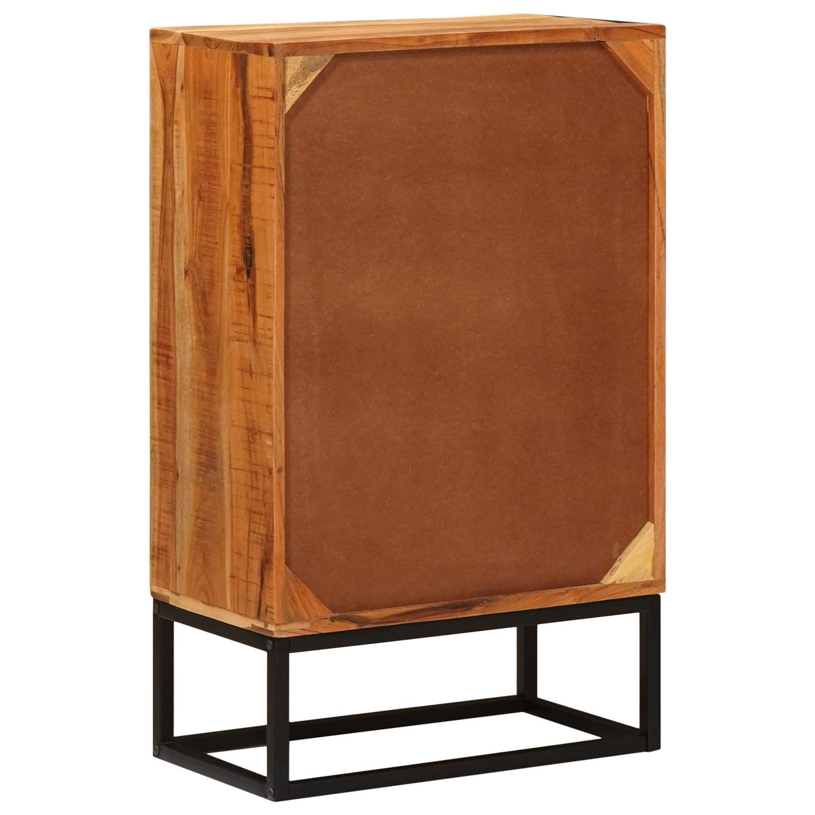 Skap med skuffer Naturlig 55 x 30 x 90 cm Solid akasietre vidaXL