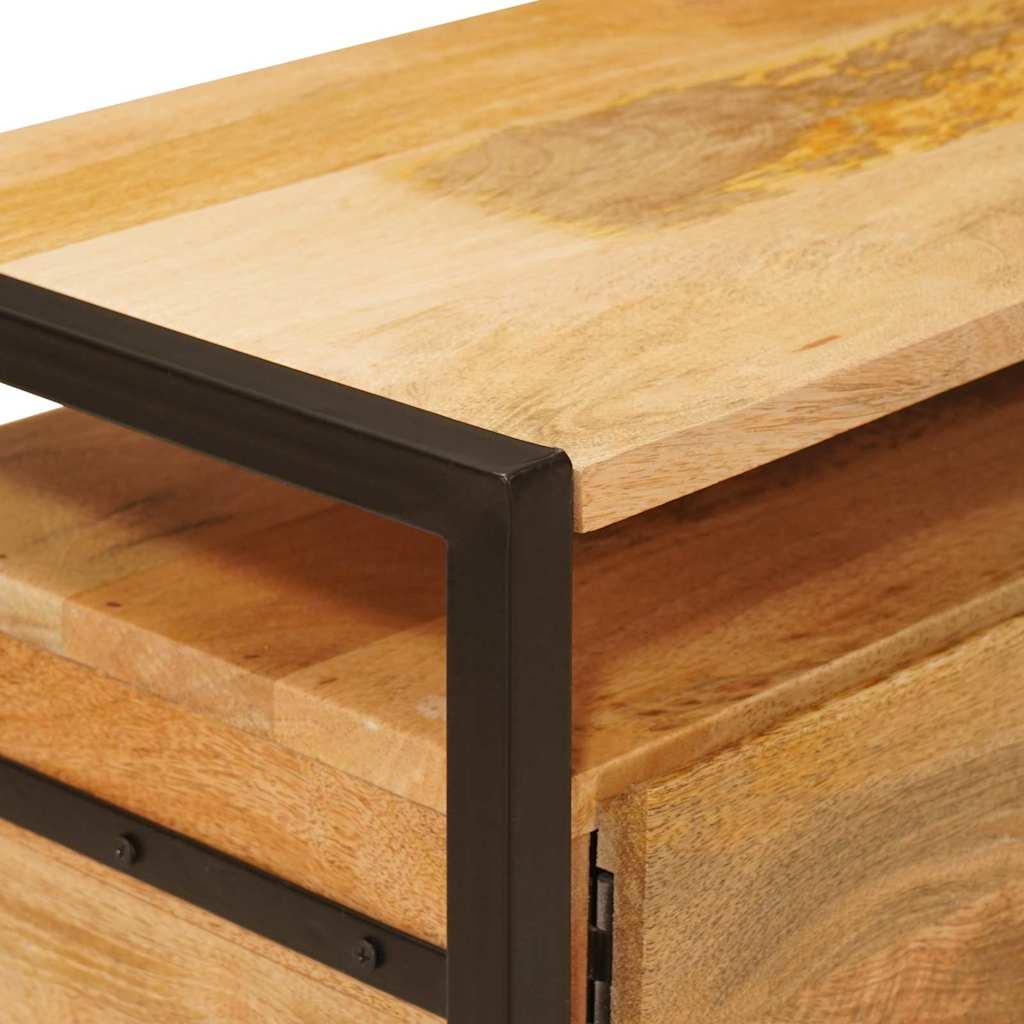 Oppbevaringsskap med dør Brun 110 x 30 x 40 cm Massiv mango tre