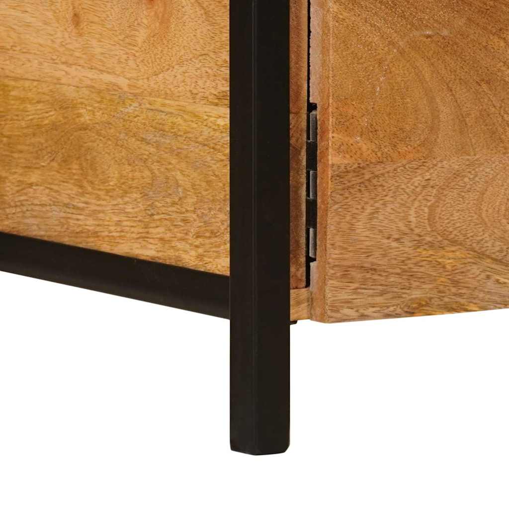 Oppbevaringsskap med dør Brun 110 x 30 x 40 cm Massiv mango tre