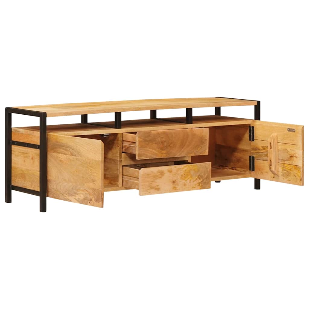 Oppbevaringsskap med dør Brun 110 x 30 x 40 cm Massiv mango tre