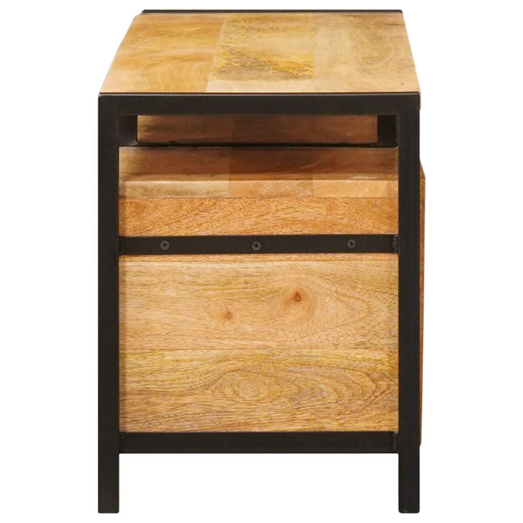 Oppbevaringsskap med dør Brun 110 x 30 x 40 cm Massiv mango tre