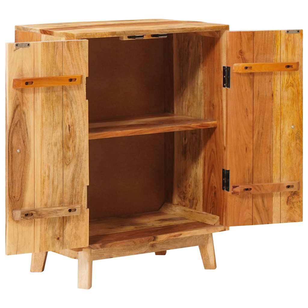 Oppbevaringsskap med dør Brun 55 x 35 x 75 cm Massiv mango tre