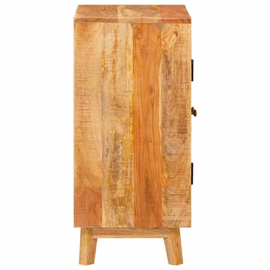 Oppbevaringsskap med dør Brun 55 x 35 x 75 cm Massiv mango tre