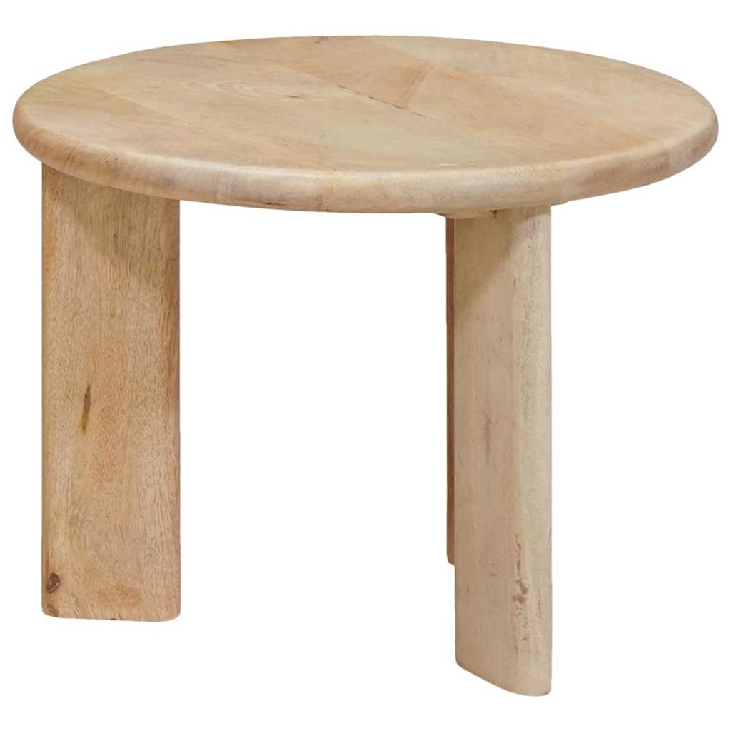 Nestende Kaffebord 2 pcs Svart Massiv mango tre
