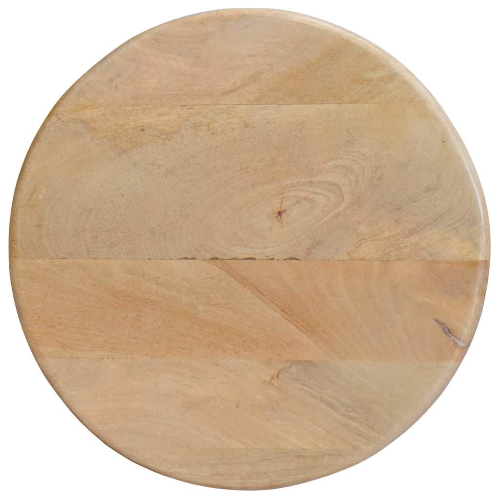 Nestende Kaffebord 2 pcs Svart Massiv mango tre
