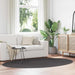 Områdetepper Oval HUARTE Antrasitt 160 x 230 cm 100% Polyester