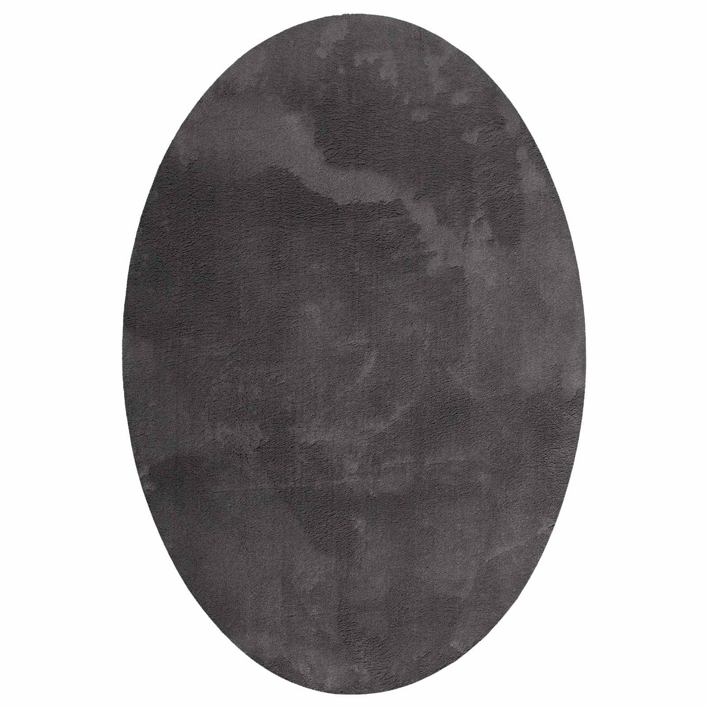 Områdetepper Oval HUARTE Antrasitt 160 x 230 cm 100% Polyester