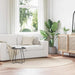 Områdetepper Oval HUARTE Beige 230 x 160 cm 100% Polyester vidaXL
