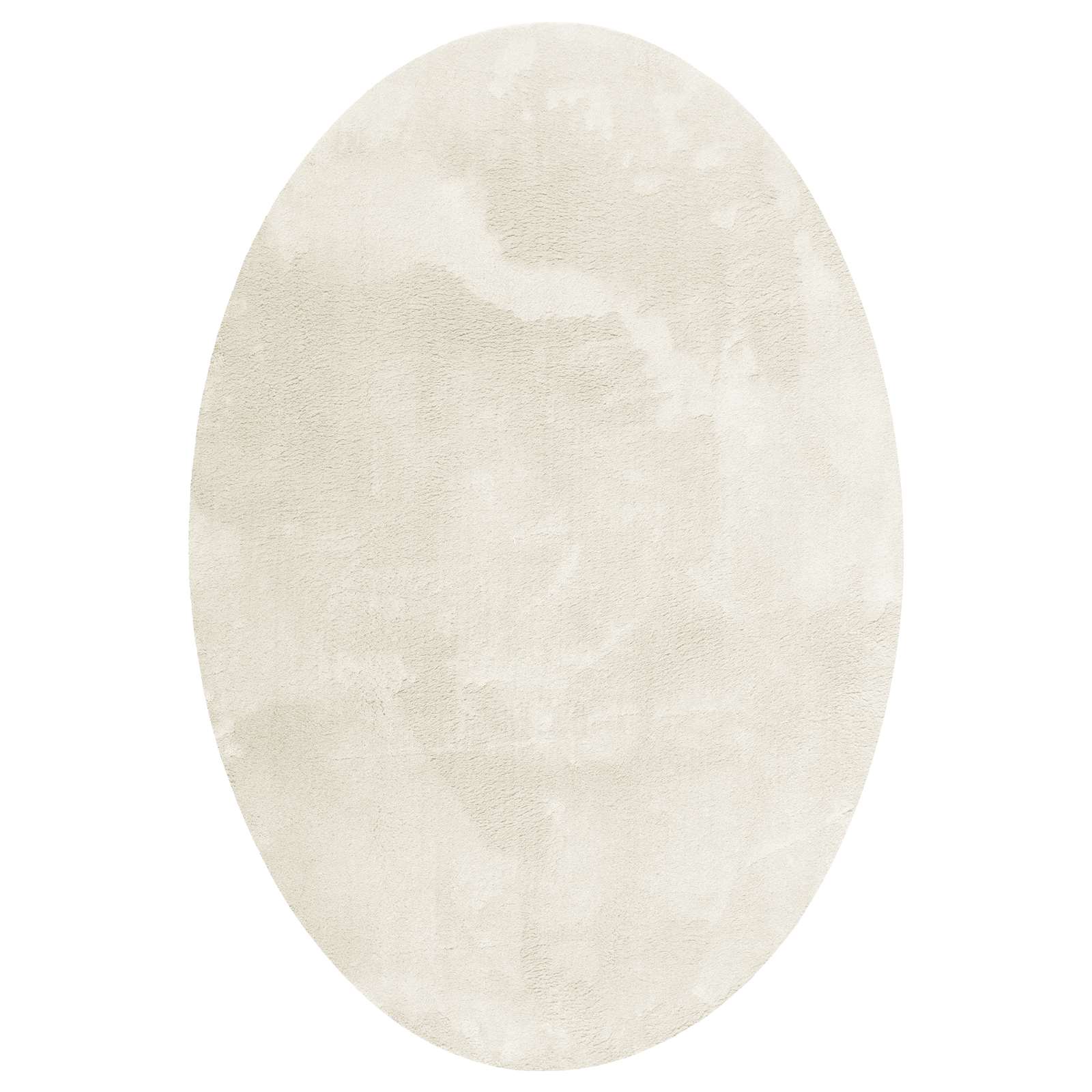 Områdetepper Oval HUARTE Krem 120 x 170 cm 100% Polyester vidaXL