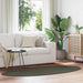 Områdetepper Oval HUARTE Skoggrønn 100 x 200 cm 100% Polyester