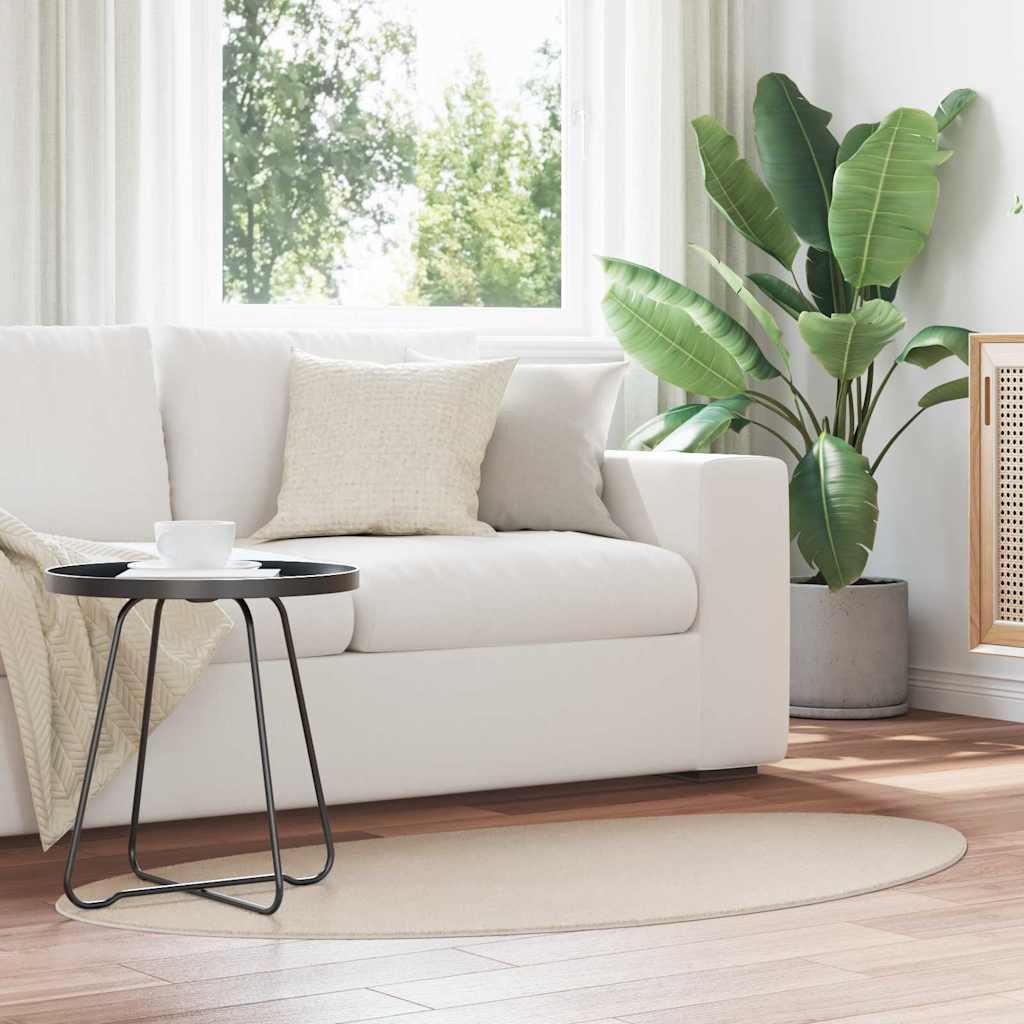 Områdetepper HUARTE Beige 80 x 150 cm Polyester vidaXL
