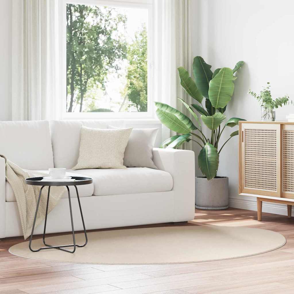 Områdetepper HUARTE Beige 140 x 200 cm Polyester