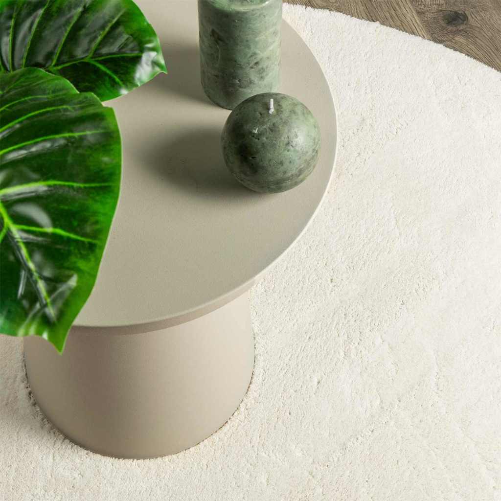 Områdetepper HUARTE Krem 120 x 170 cm Polyester