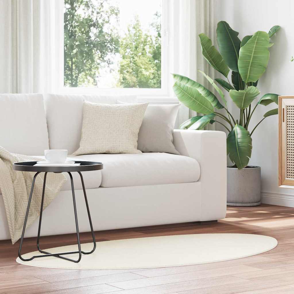 Områdetepper HUARTE Krem 160 x 230 cm Polyester