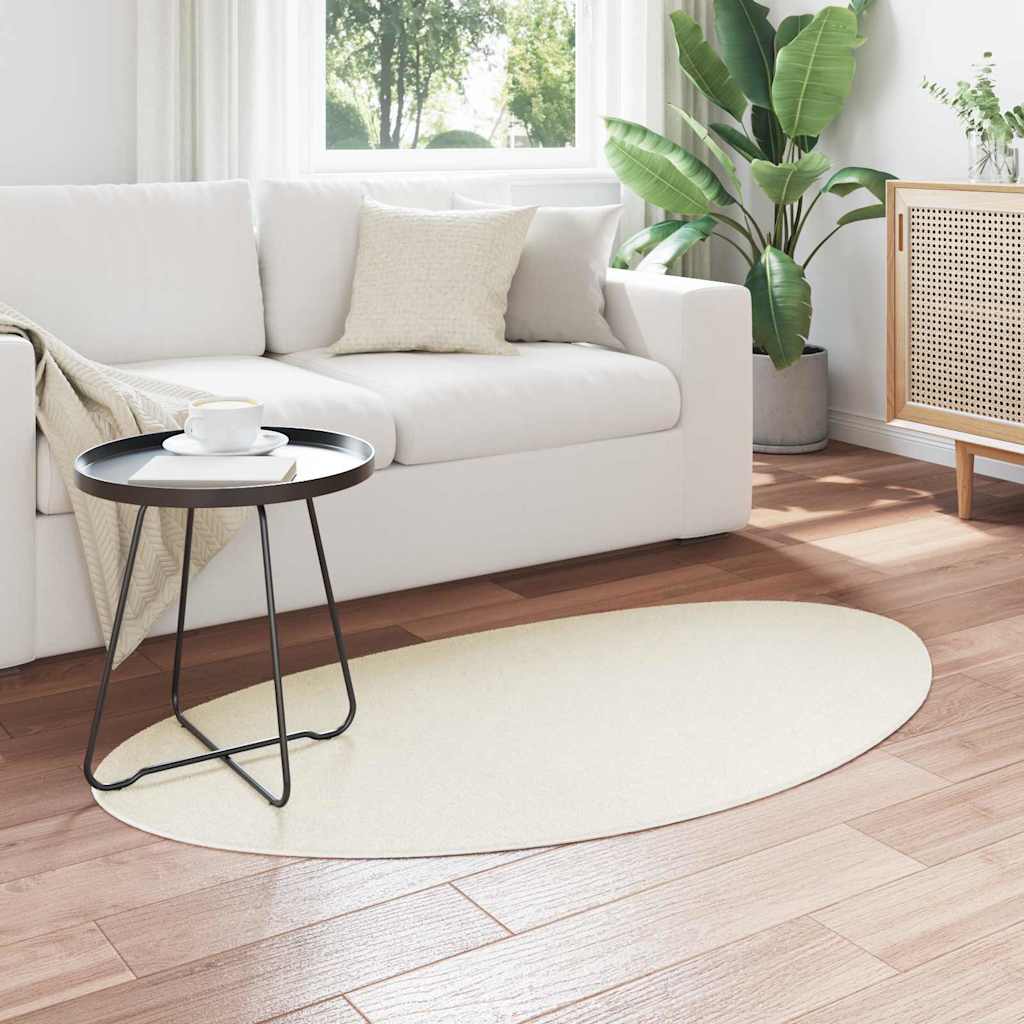 Områdetepper HUARTE Krem 160 x 230 cm Polyester