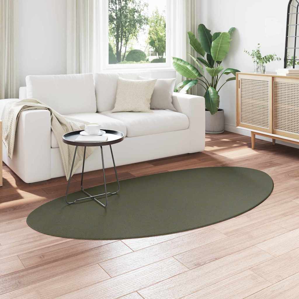 Områdetepper HUARTE Skoggrønn 100 x 200 cm Polyester